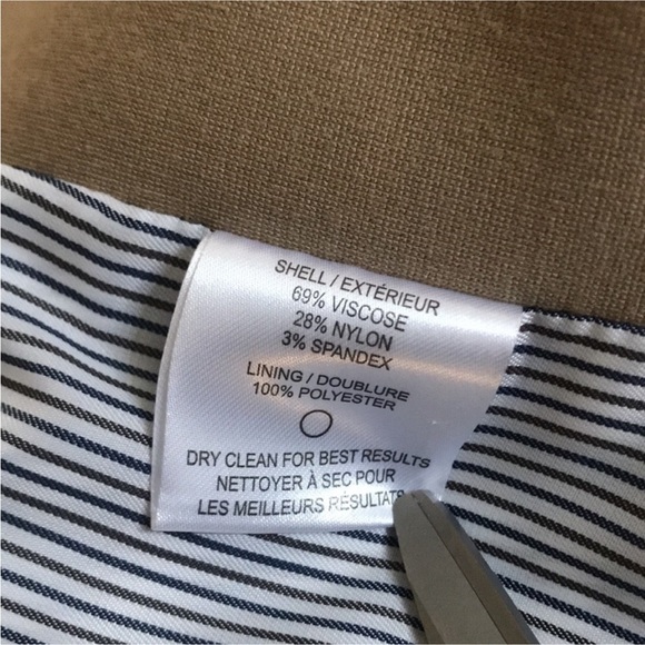 Anthropologie Cartonnier Button Down Pea Jacket Short Tan Size Large - Picture 6 of 7